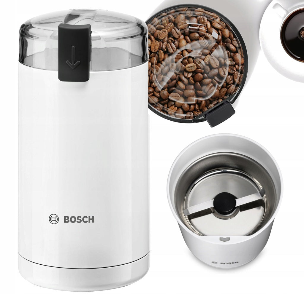 BOSCH ELECTRIC COFFEE GRINDER WHITE TSM6A011W