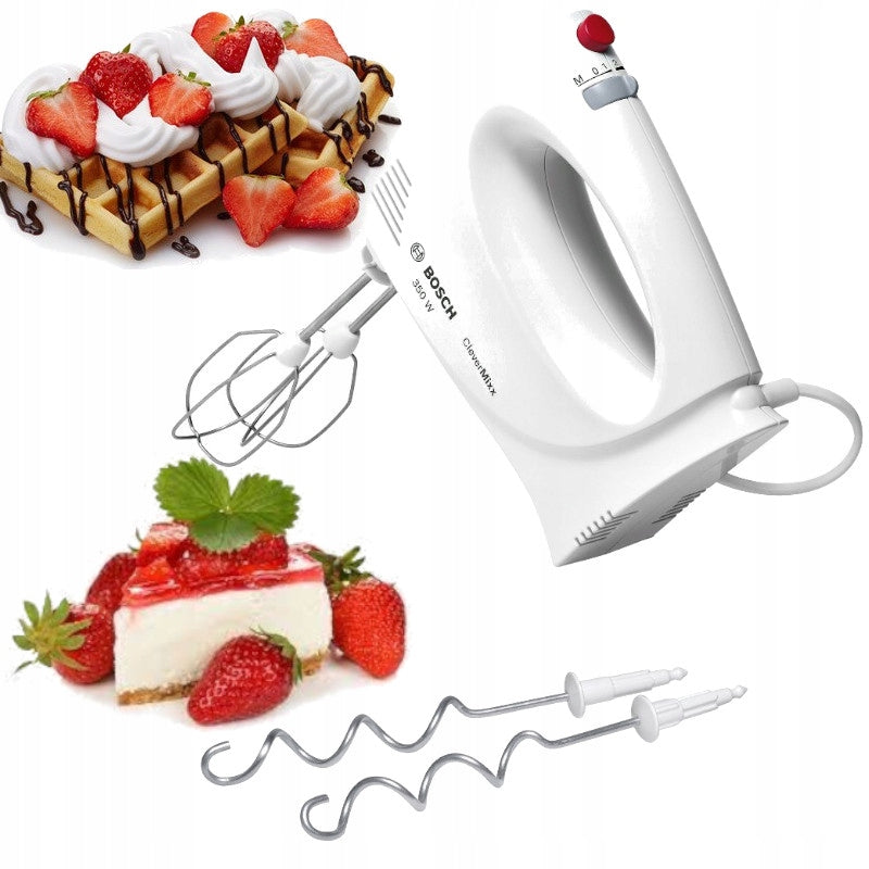 BOSCH Food Processor Hand Mixer MFQ3030 350W CleverMixx 4 TIPS