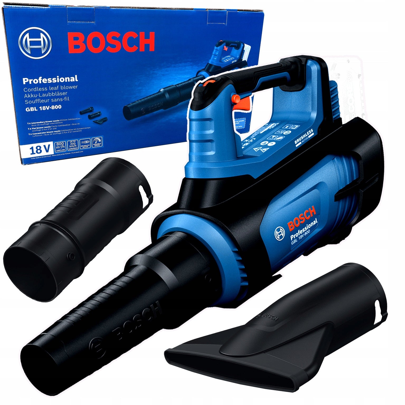 BOSCH GBL 18V-800 06008D2200 Body Cordless Leaf Blower