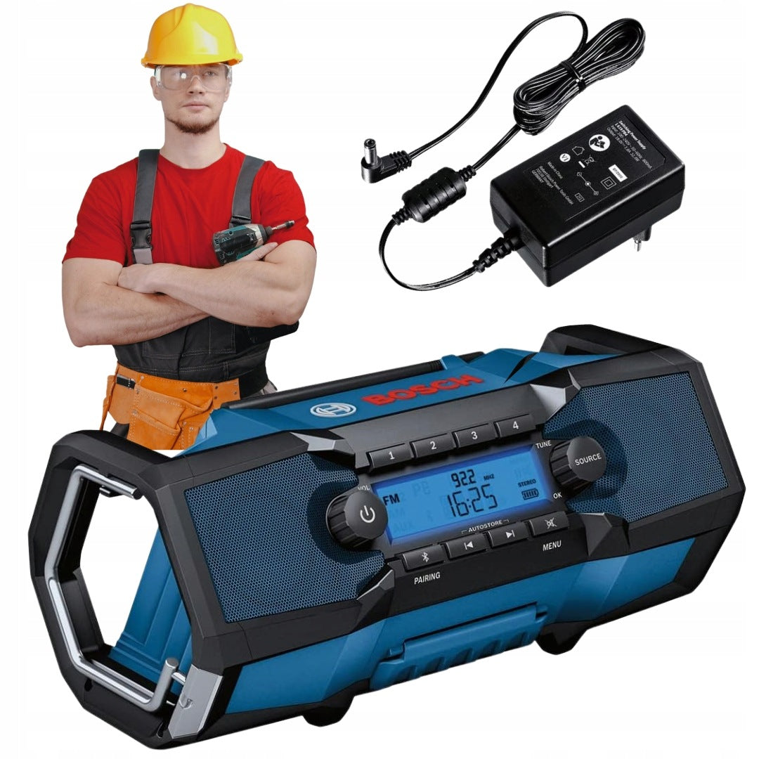BOSCH GPB 18V-2 SC DAB+ Bluetooth FM IP54 Battery Building Radio