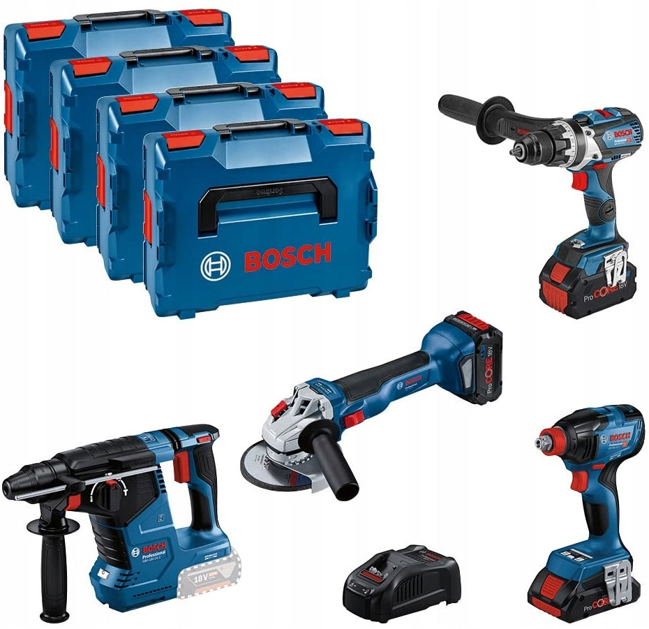 BOSCH GSR set 18V-110C GDX 18V-210C GWS 18V-10 GBH 18V-24C
