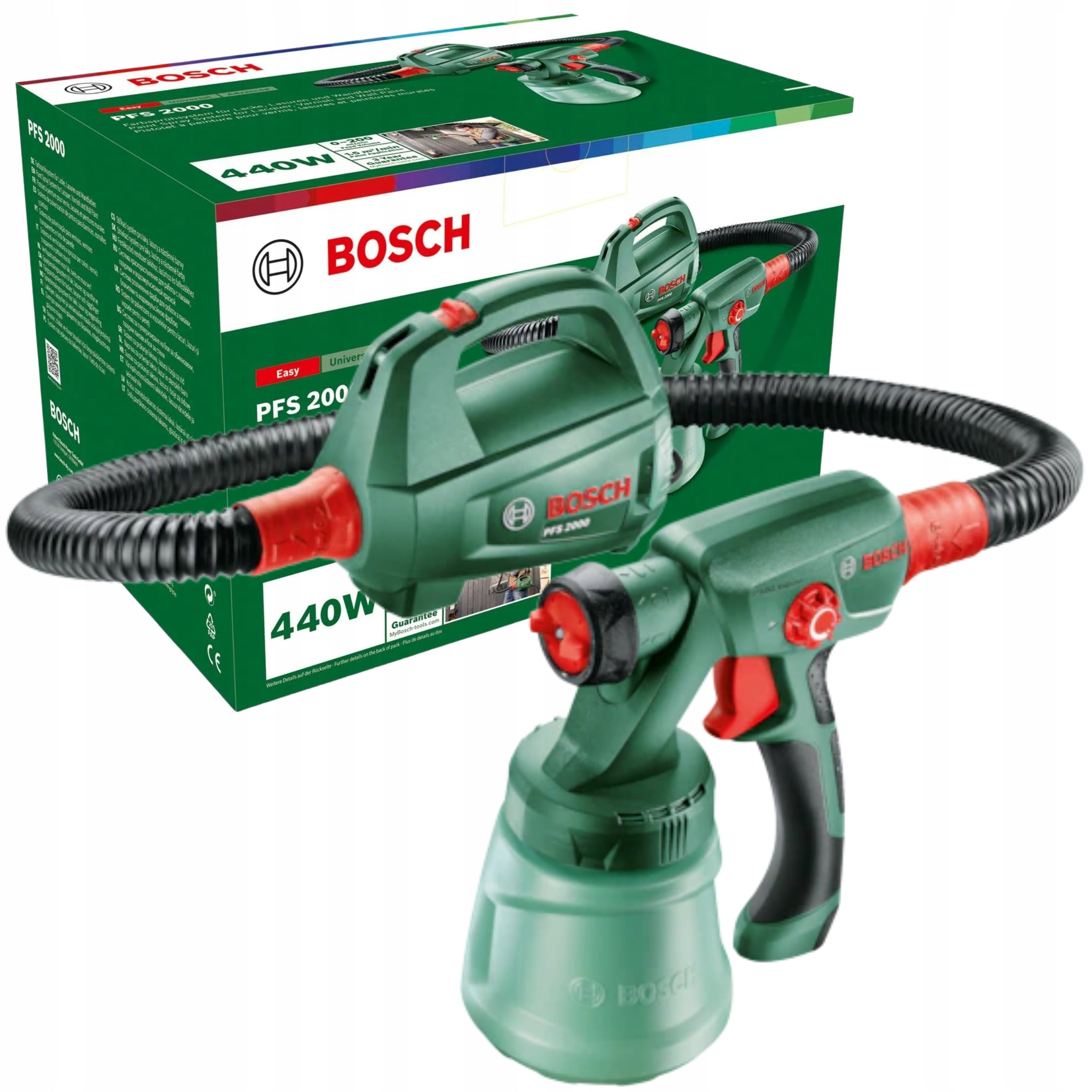 BOSCH PFS 2000 0603207300 SPRAY GUN SYSTEM 0,8L 440W ALLPAINT