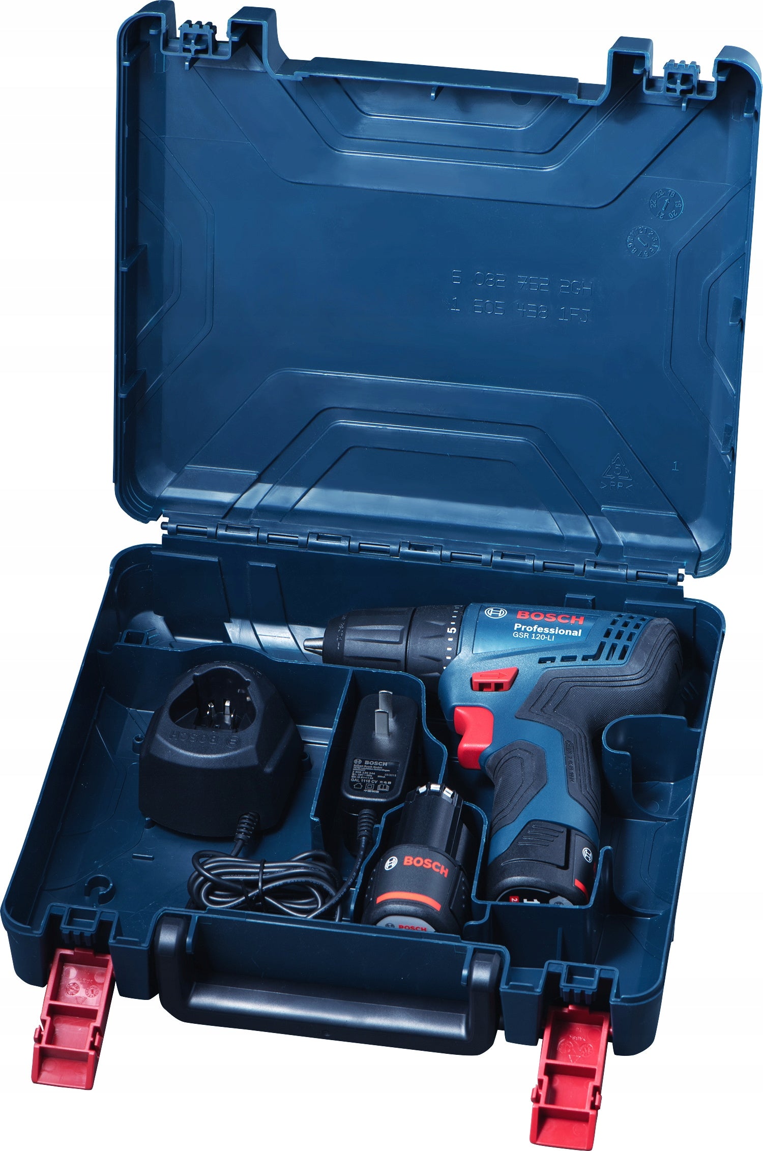 BOSCH SCREWDRIVER GSR 120-LI 12V 2x 2.0 AH SUITCASE Battery capacity 2 Ah