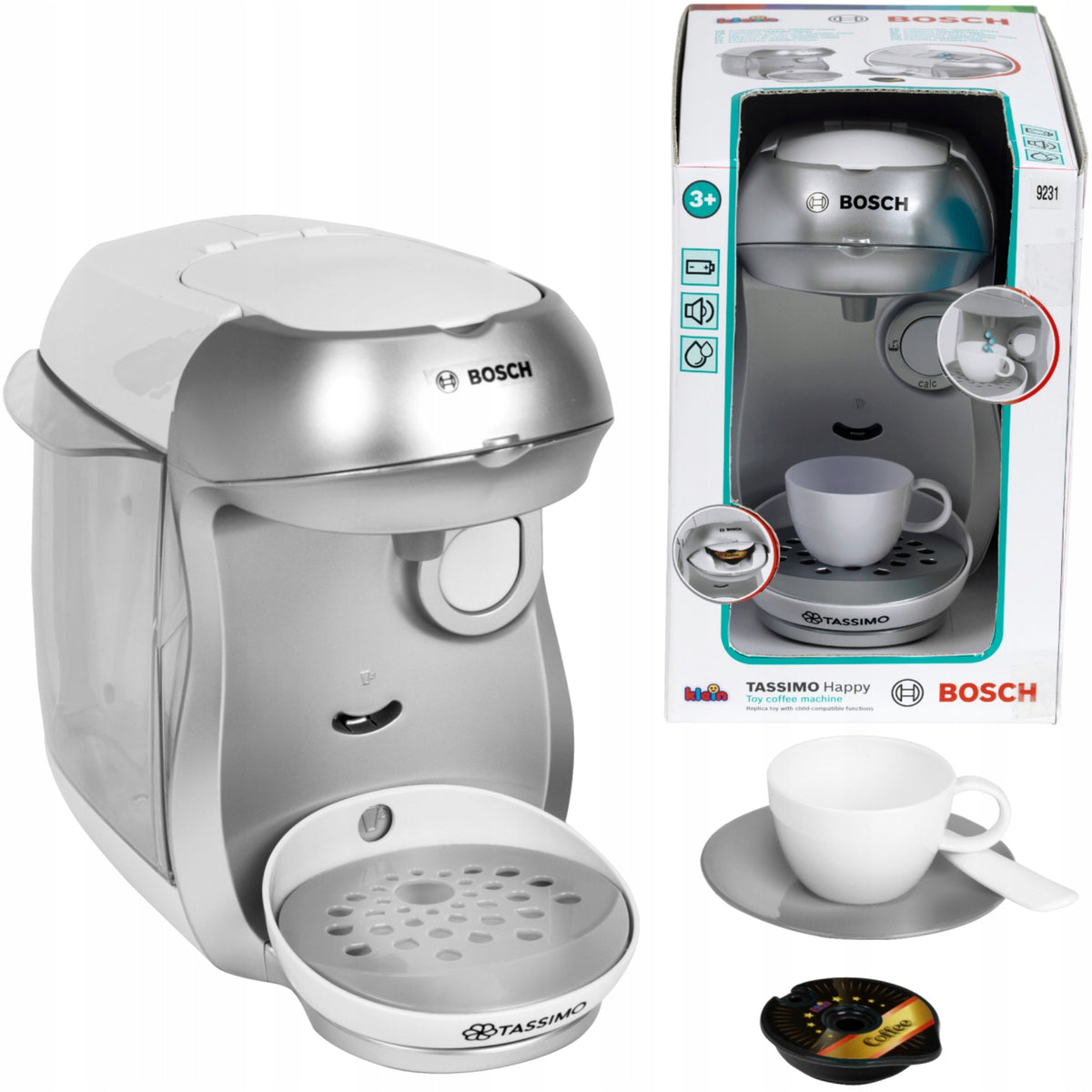 BOSCH TASSIMO TOY COFFEE MAKER WITH SOUND
