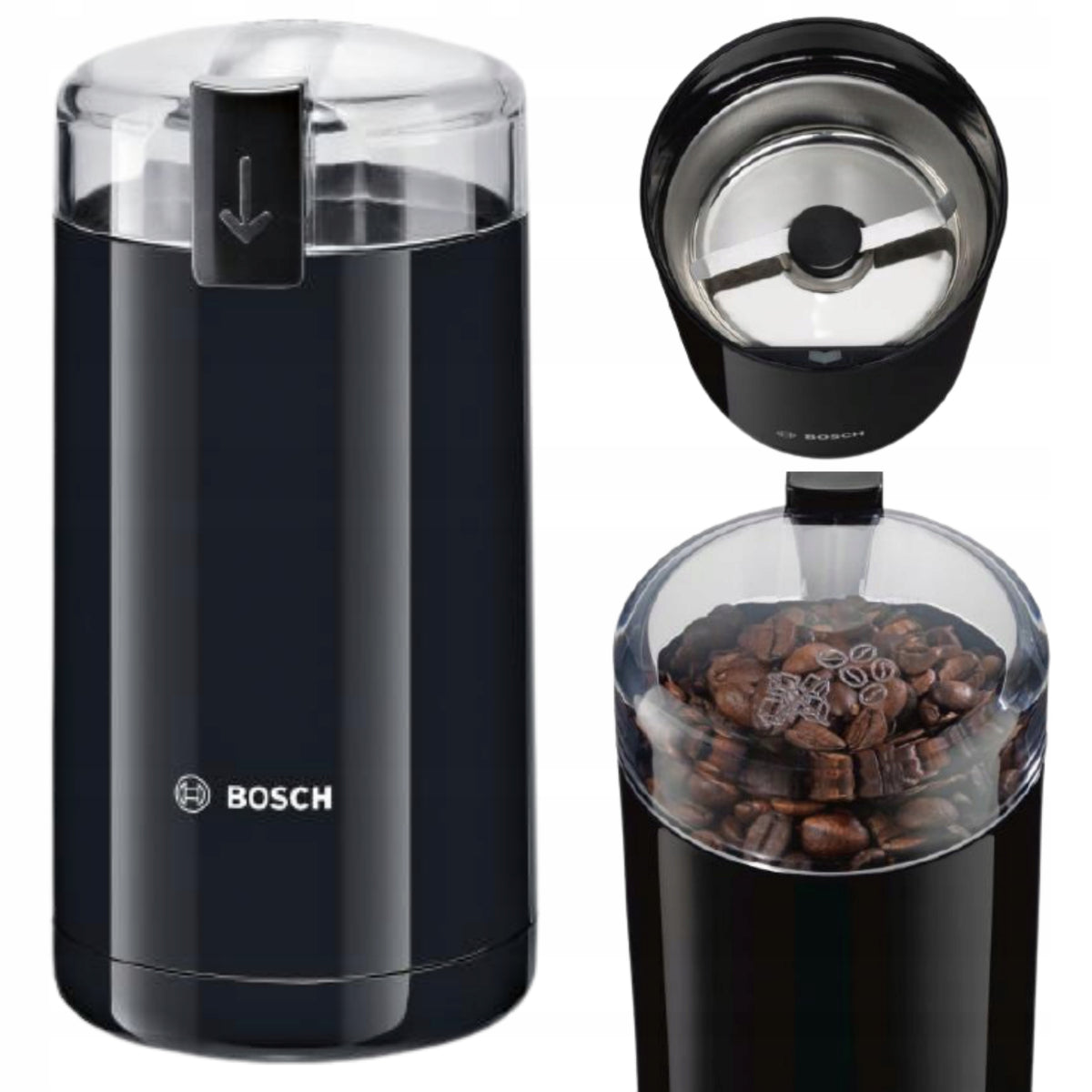 BOSCH TSM6A013B 180 ELECTRIC COFFEE GRINDER IN BLACK Packaging status original