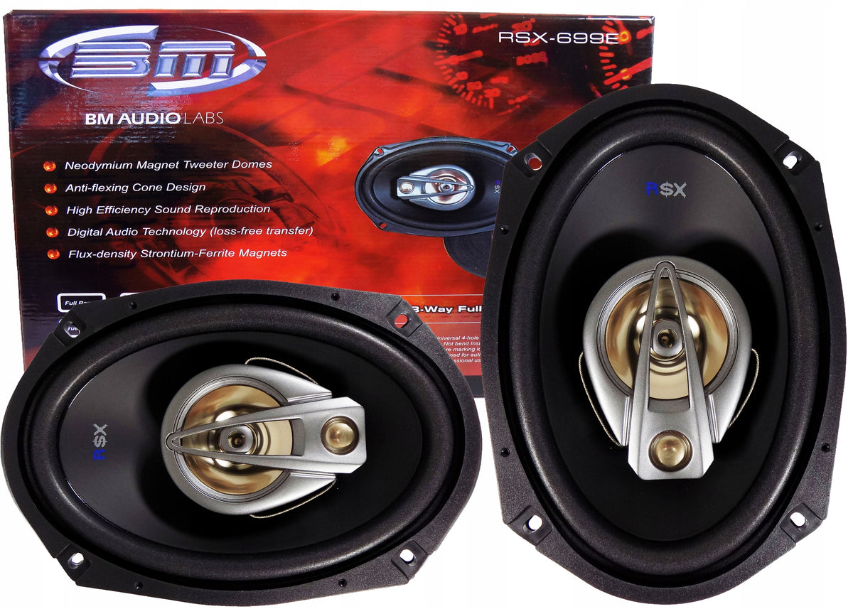 BOSCHMANN CAR SPEAKERS 6x9'' Ellipse Ovals