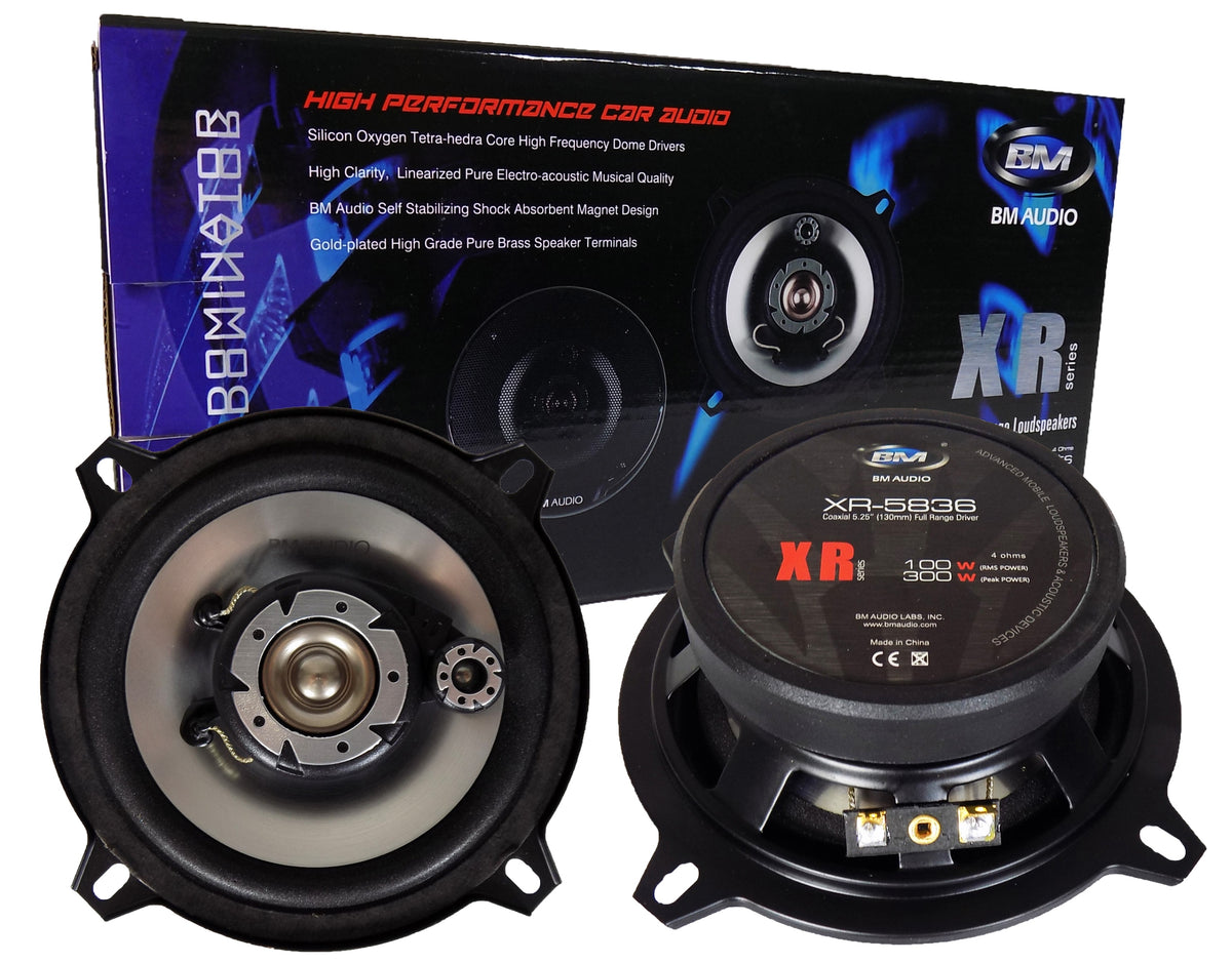 BOSCHMANN SPEAKERS 13 cm 130mm 3-WAY 300 WATT + GRILLES + CONNECTORS