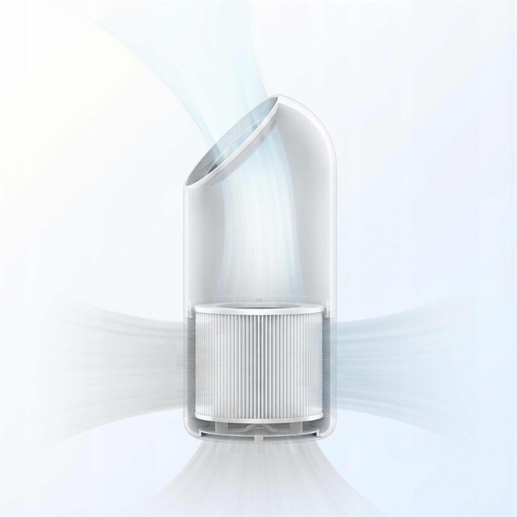 BOSTE AIR PURIFIER HEPA H13 UP TO 35M2 SMART WIFI QUIET Dominant color white