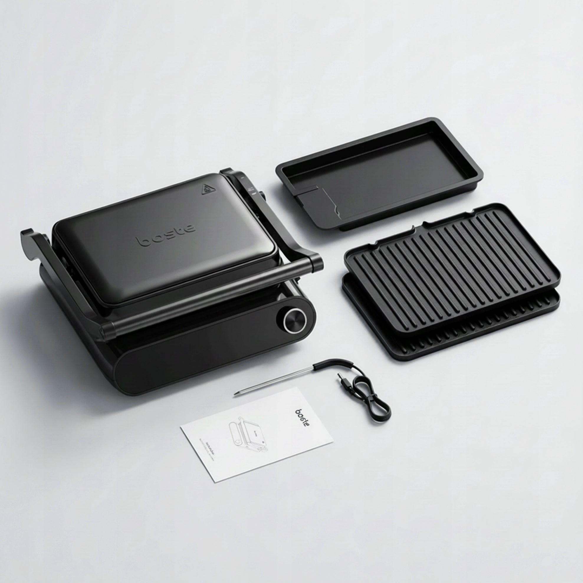 BOSTE ELECTRIC GRILL CONTACT TOASTER HIGH POWER 2200W FOLDING PROBE Manufacturer code FRGLL-T600BK