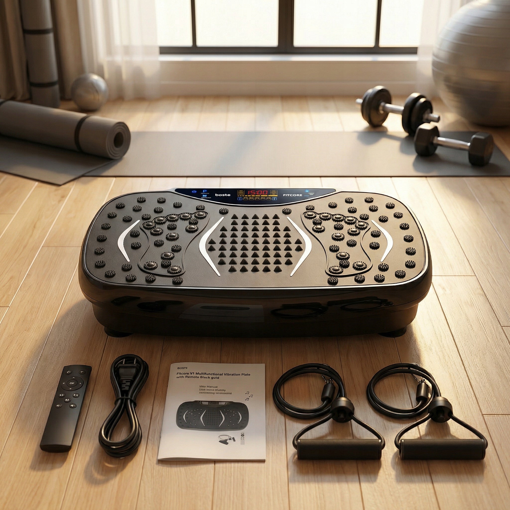 BOSTE MAT VIBRATION PLATFORM VIBRATING TRAINING MASSAGER PILOT TAPE Manufacturer code FEV1-VPBK