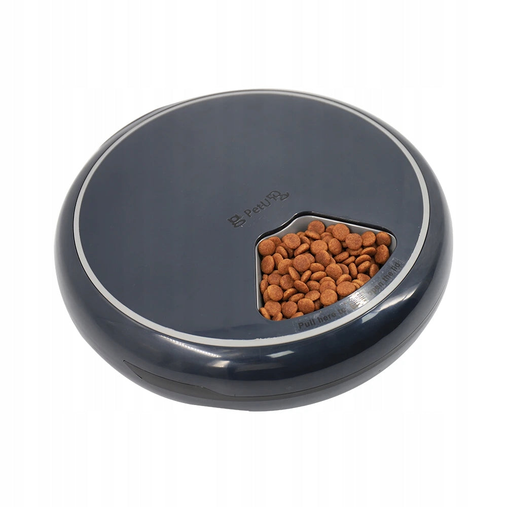 BOT Automatic Pet Food Dispenser 5 Servings - Black