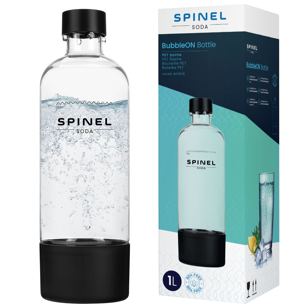 BOTTLE SPINEL SODA FOR BUBBLEON SATURATOR 1L FOR WATER BPA FREE
