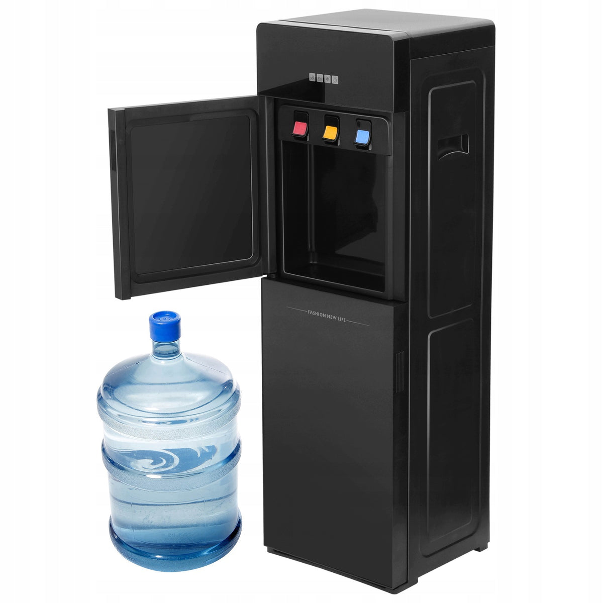 BOTTOM LOADING WATER DISPENSER HOT&COLD WATER DISPENSER BLACK 560W HEATING Brand no brand