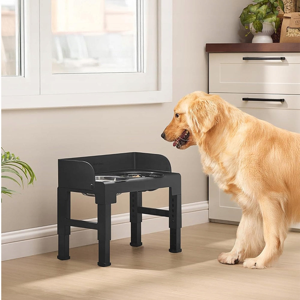 BOWLS ON STAND ADJUSTABLE DOUBLE BOWL LARGE NON-SPILL 2IN1 FOR DOG Manufacturer code ze1eah323h
