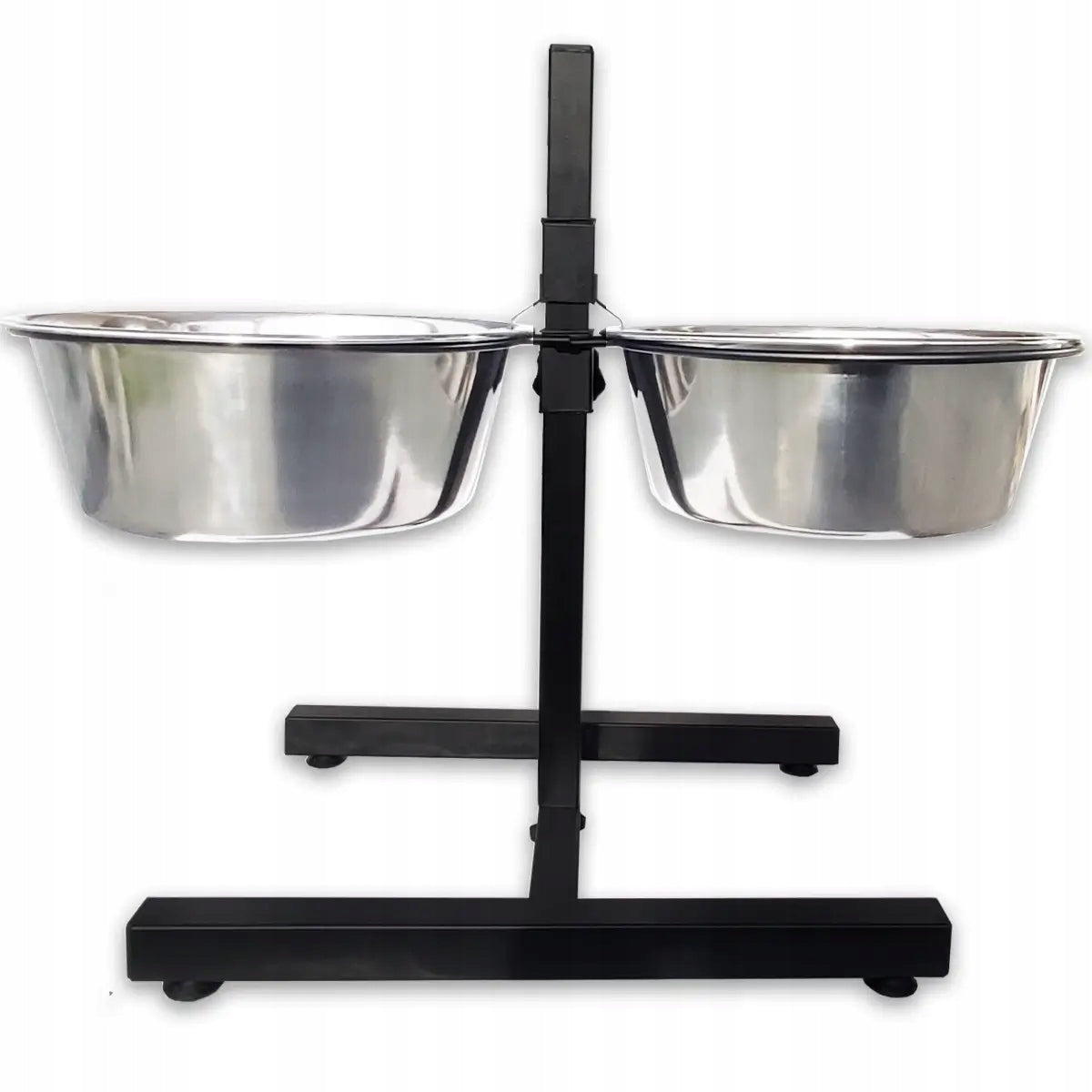 BOWLS for large DOG on ADJUSTABLE STAND 2 x 4,7 L LARGE STAND steel Brand no brand