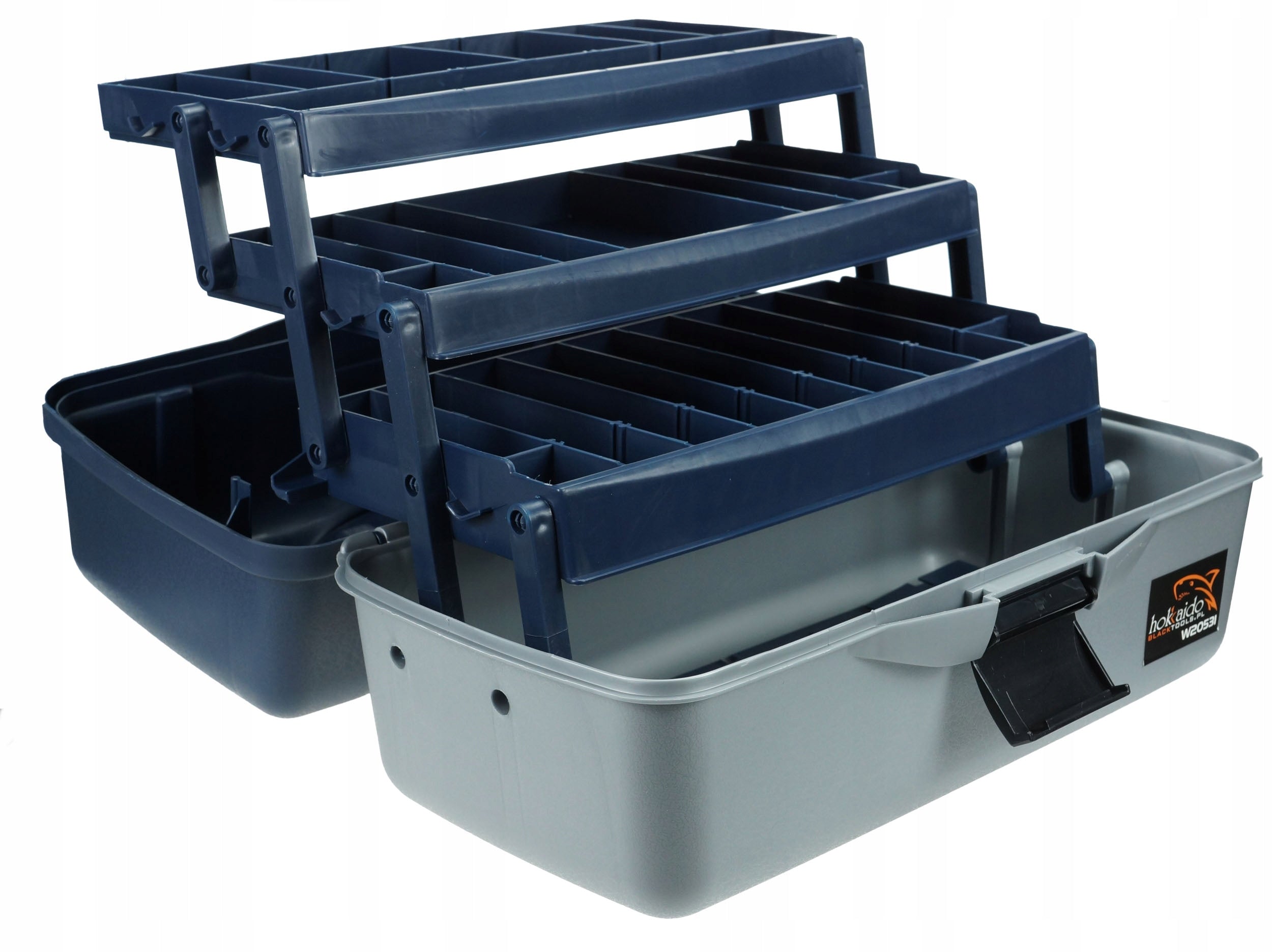 BOX FISHING ROD. HOKKAIDO 3LEVELS STRONG FOR ANGLER HOKKAIDO Brand Hokkaido