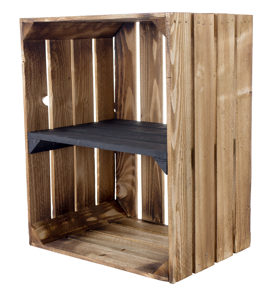 BOX WOODEN BOOKCASE SHELF CABINET chest
