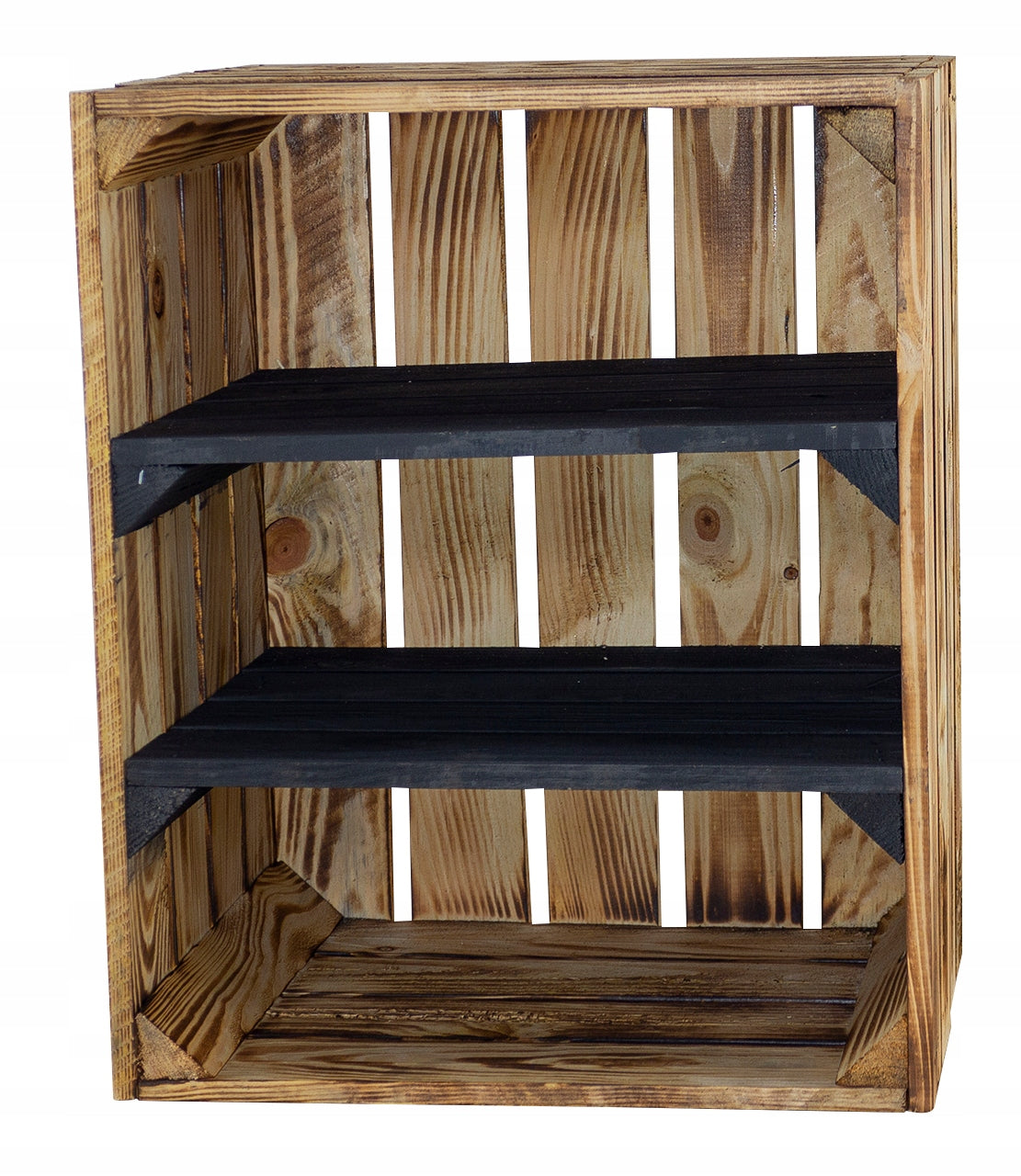 BOX WOODEN decorative shelf cabinet