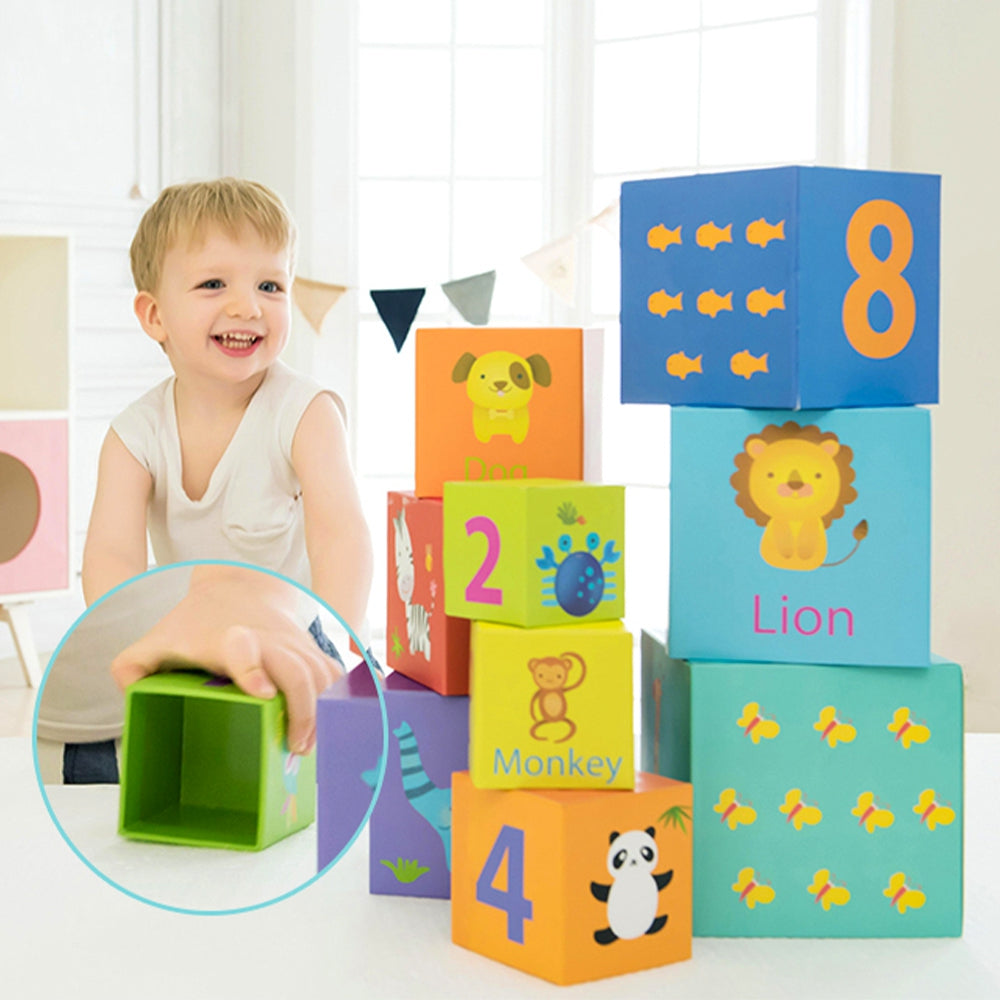 BOXES BLOCKS PUZZLE TOWER PYRAMID FOR CHILDREN EDUCATIONAL TOY Manufacturer code 20019