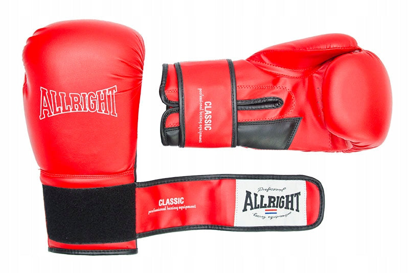 BOXING GLOVES 12oz TRAINING SPARRING PU LEATHER CLASSIC LARGE MEN'S Color red