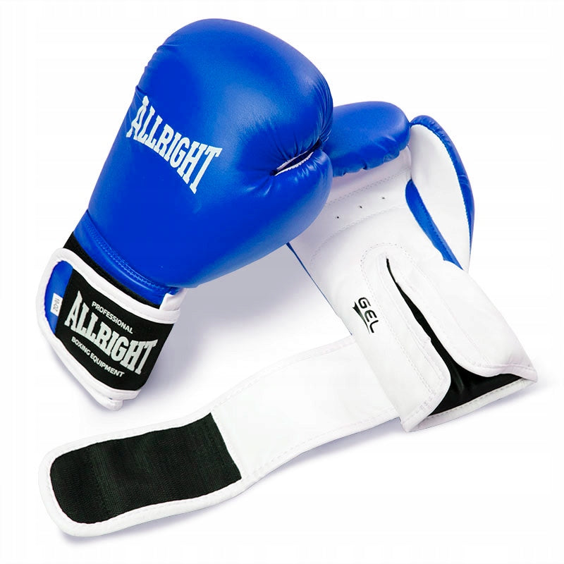 BOXING GLOVES ALLRIGHT POWER GEL 10 OZ GEL SPARRING TRAINING GLOVES Packaging status original