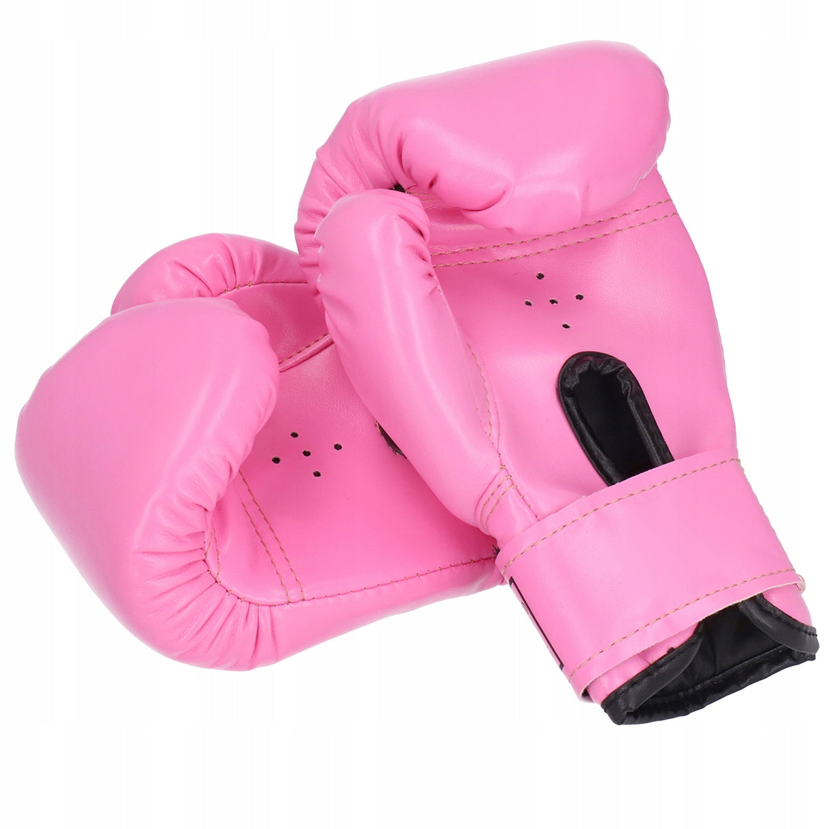 BOXING GLOVES FOR CHILDREN FOR PUNCHING BAG PINK FROM 3 TO 10 YEARS Color gold