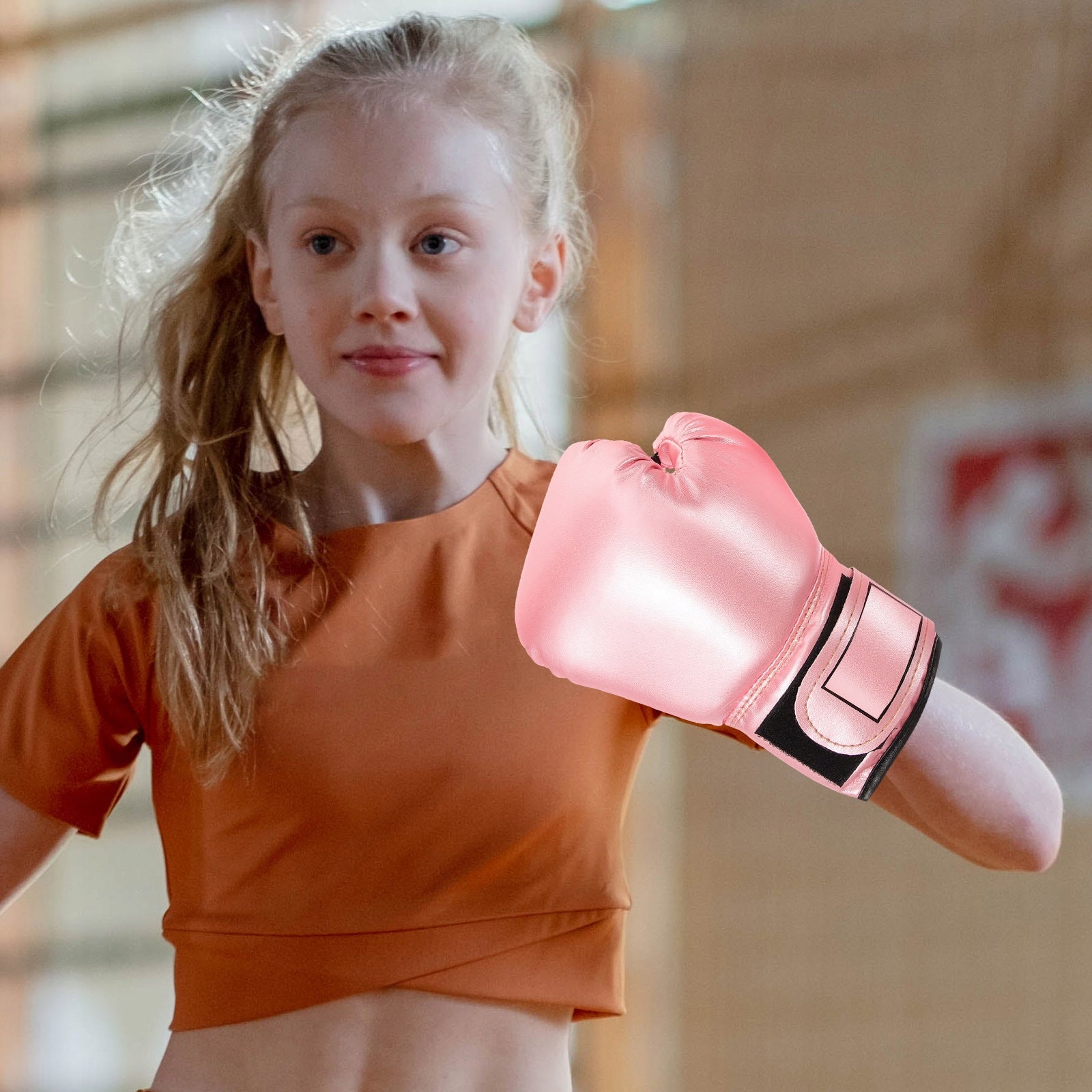 BOXING GLOVES FOR KIDS SANDBAG GLOVES PINK 6 OZ Manufacturer code 4896009080794