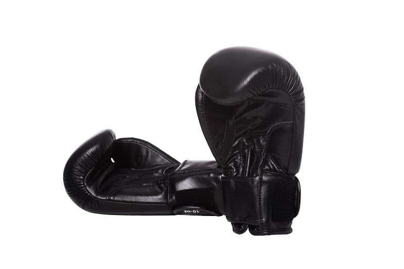 BOXING GLOVES GENUINE LEATHER EVOLUTION 10 OZ Color black