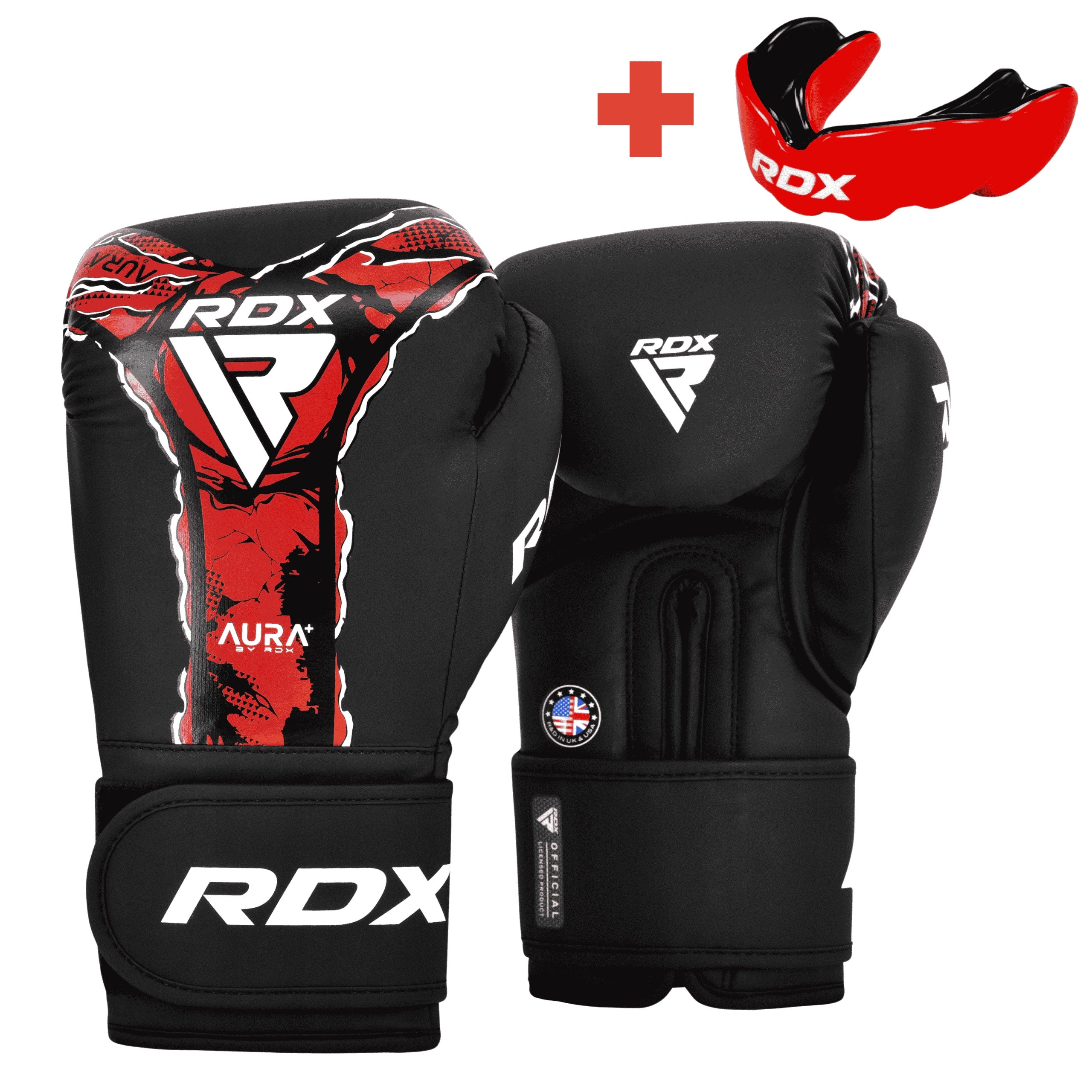 BOXING GLOVES RDX AURA PLUS F17 STRONG SPARRING CUSHIONING 14 OZ