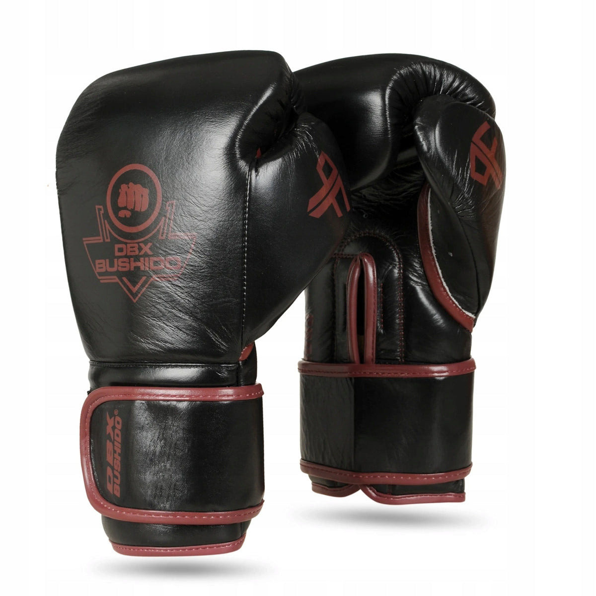 BOXING GLOVES SPARRING TRAINING GENUINE LEATHER DBX BUSHIDO 12OZ