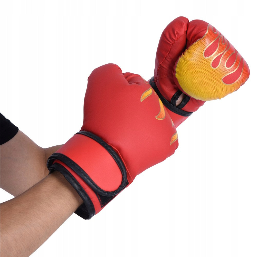BOXING GLOVES TRAINING FOR CHILDREN FOR BOXING SPARRING RED Packaging status original