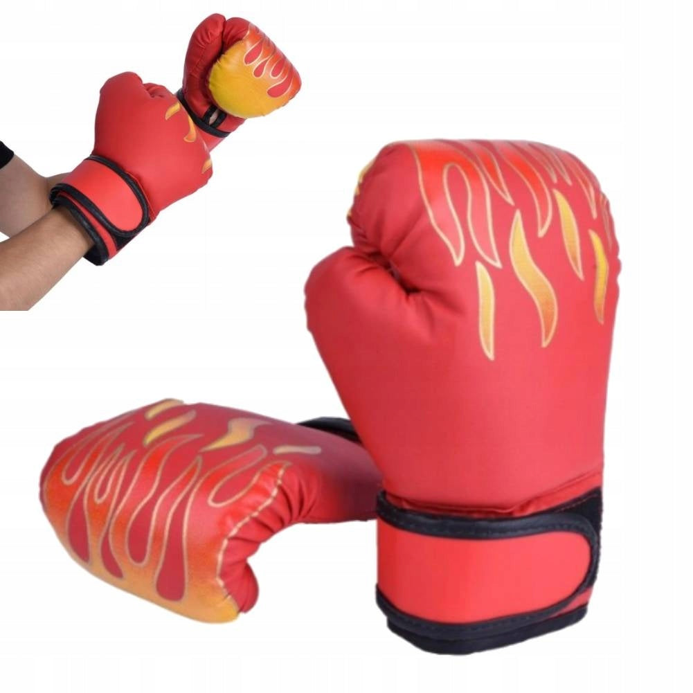 BOXING GLOVES TRAINING FOR CHILDREN FOR BOXING SPARRING RED