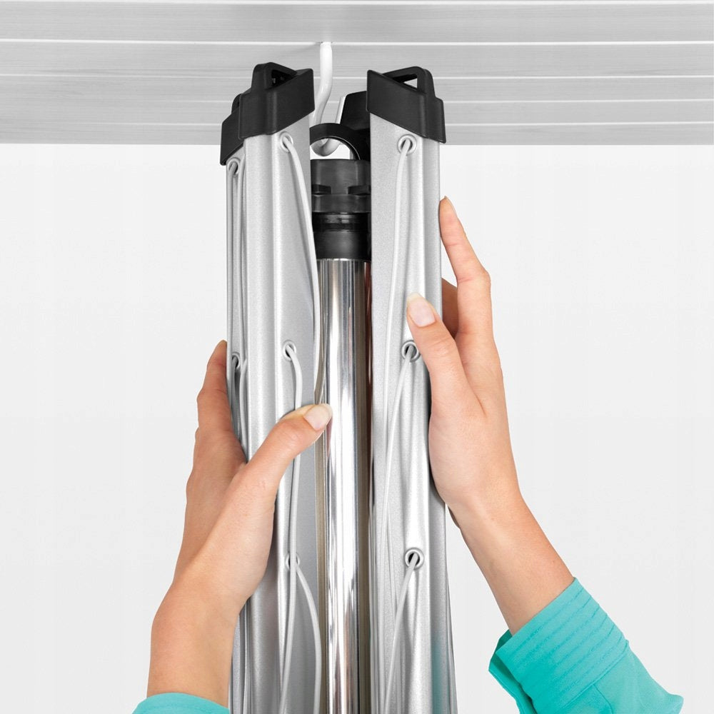 BRABANTIA - Garden dryer 50 m - Ground attachment, cover Unfolded width 295 cm
