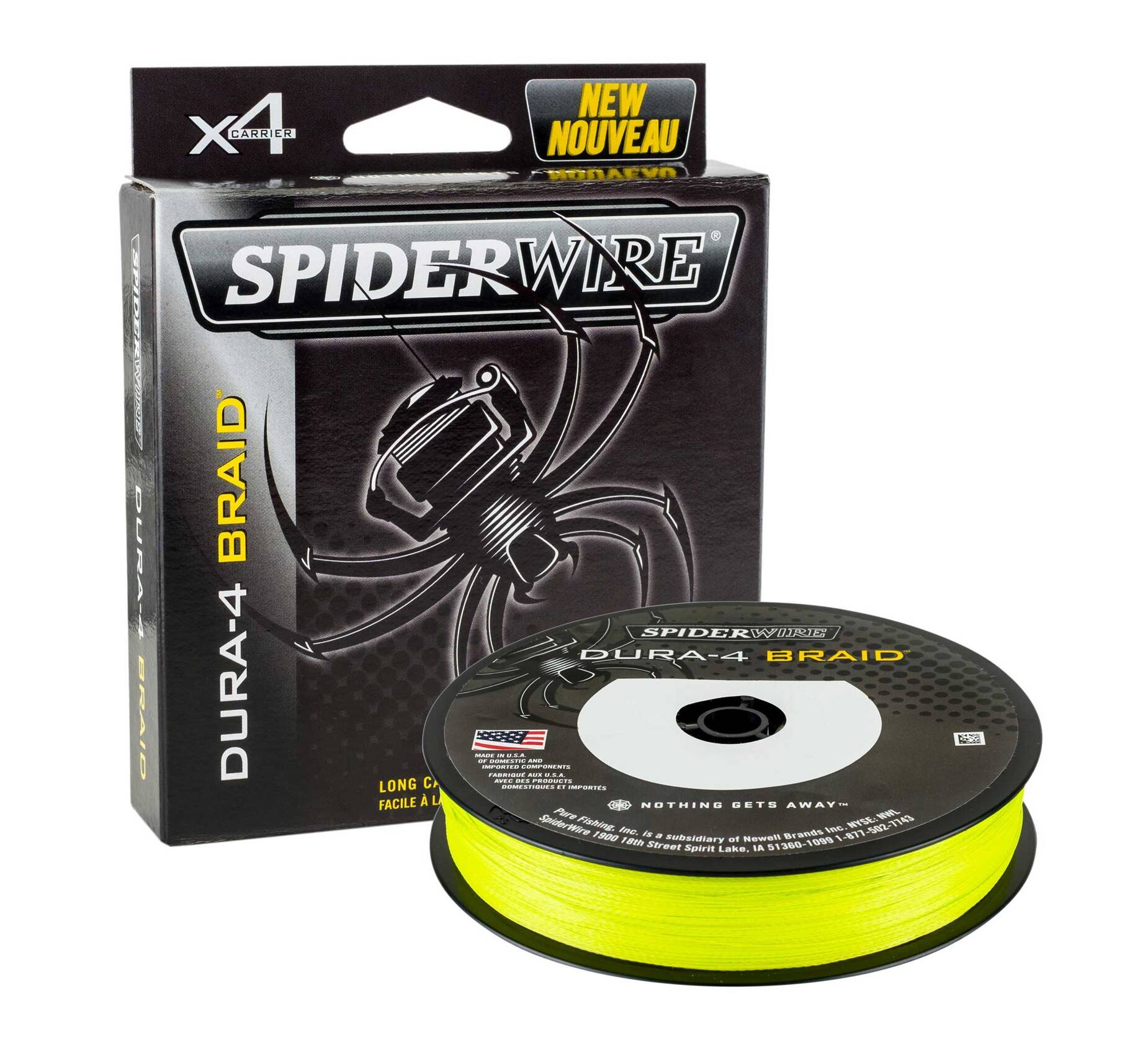 BRAID SPIDERWIRE DURA 4 150m-0,17mm Brand Spiderwire