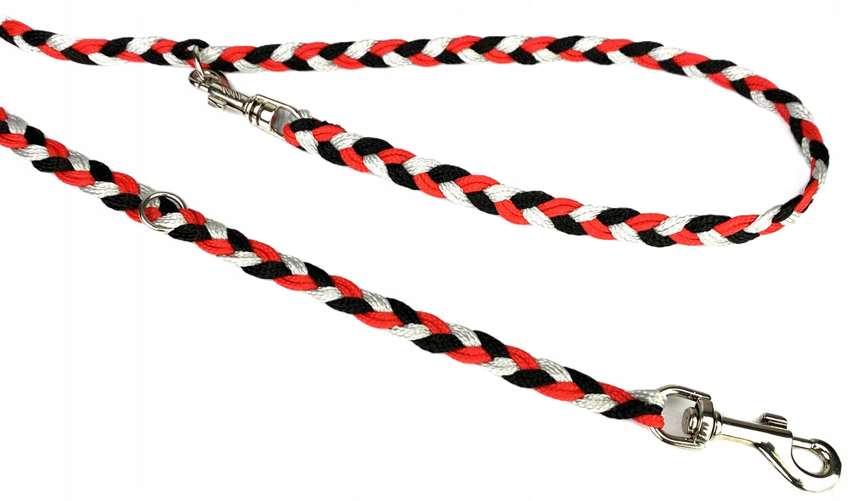 BRAIDED LANYARD WITH CORD BRAID 220 CM / 10 MM BLACK Manufacturer code 5905674366894