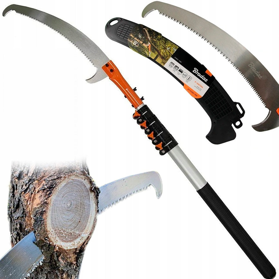 BRANCH CUTTING SAW WITH TELESCOPIC HAND HOOK 5,5M KT-V1501-550