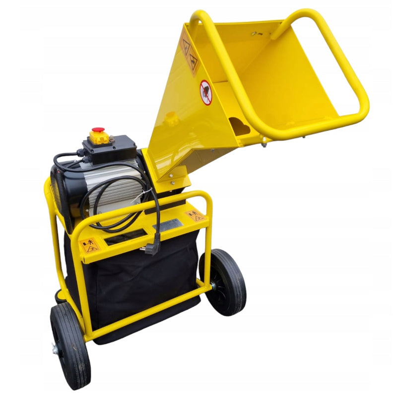 BRANCH SHREDDER ELECTRIC CHIPPER 50mm 2,8kW 2800W KNIFE BASKET 64L Packaging status original