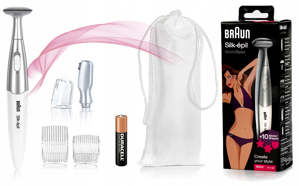 BRAUN FG1100 TRIMER (bikini area + eyebrows) 3in1 Packaging status original