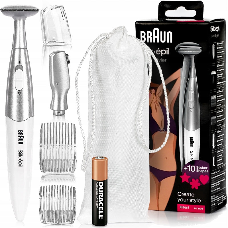 BRAUN FG1100 TRIMER (bikini area + eyebrows) 3in1