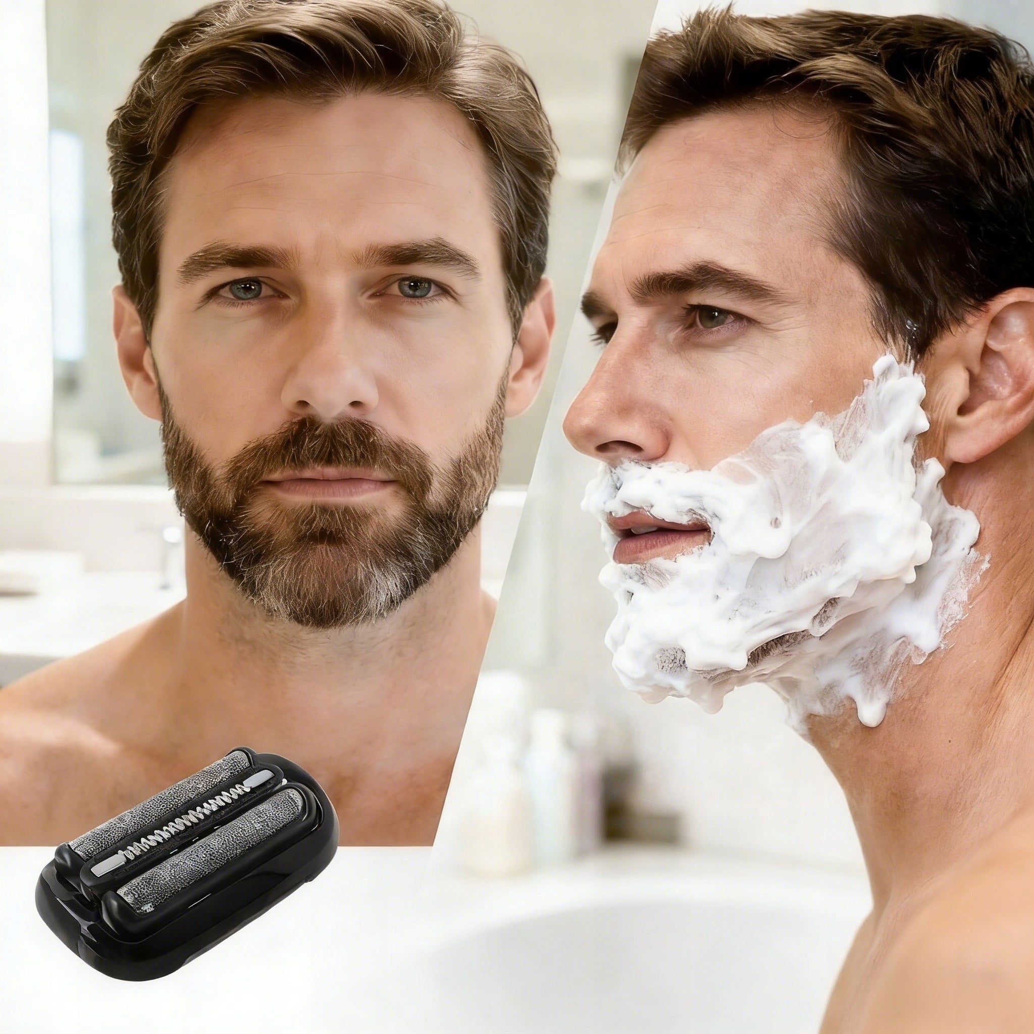 BRAUN REPLACEMENT ELECTRIC SHAVER HEAD FOR BRAUN SERIES 5 SERIES 6, 53B Medical device no