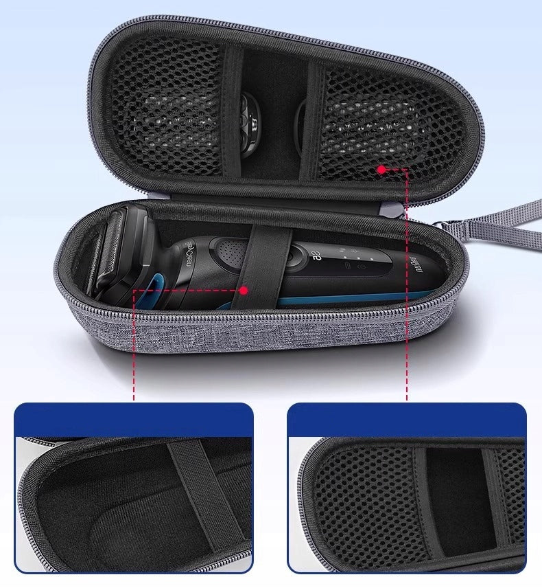 BRAUN SERIES 2 / 3 / 4 / 5 / PHILIPS Wet&Dry AquaTouch SHAVER CASE Brand EtuiTab