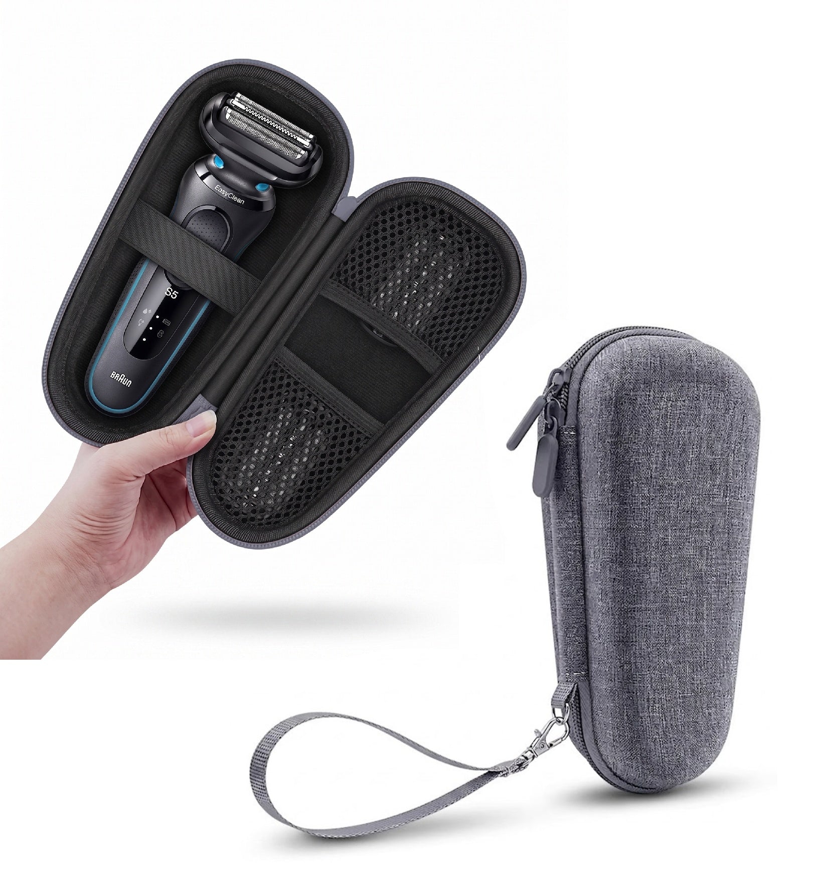BRAUN SERIES 2 / 3 / 4 / 5 / PHILIPS Wet&Dry AquaTouch SHAVER CASE