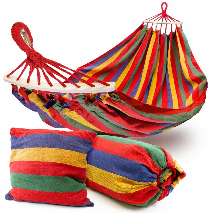 BRAZILIAN GARDEN HAMMOCK XXL 2 PERSONS + PILLOW BAG Manufacturer code HAMAK001