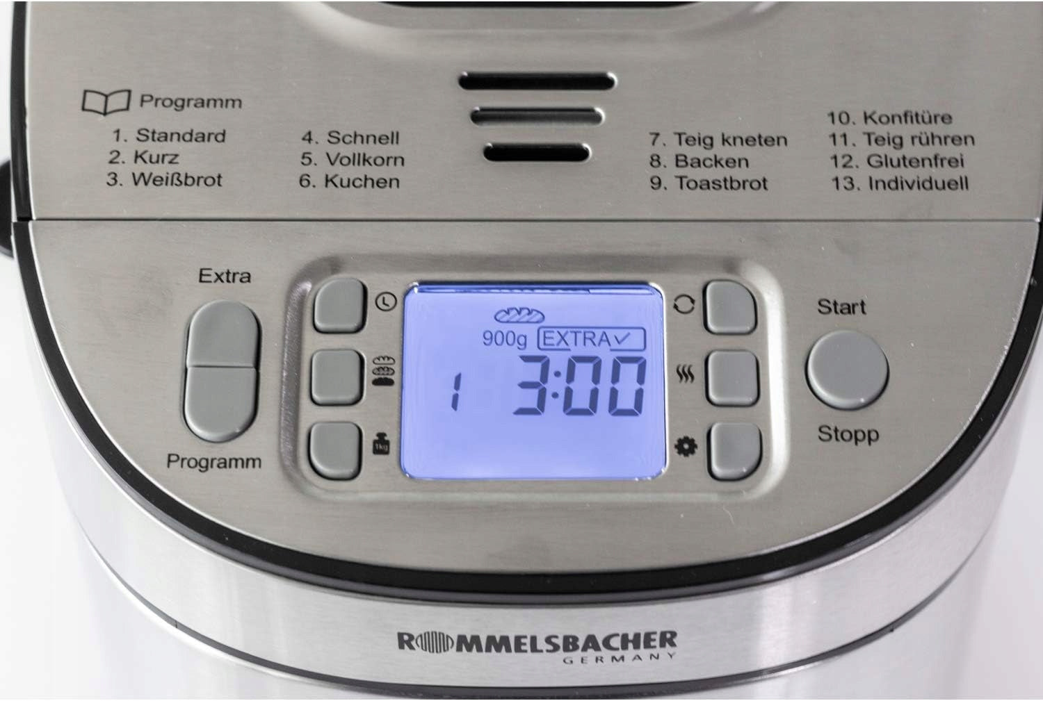 BREAD MACHINE 550W 13 PROGRAMS AUTOMATIC DISPENSER 900G TIMER Manufacturer code 5906663125294