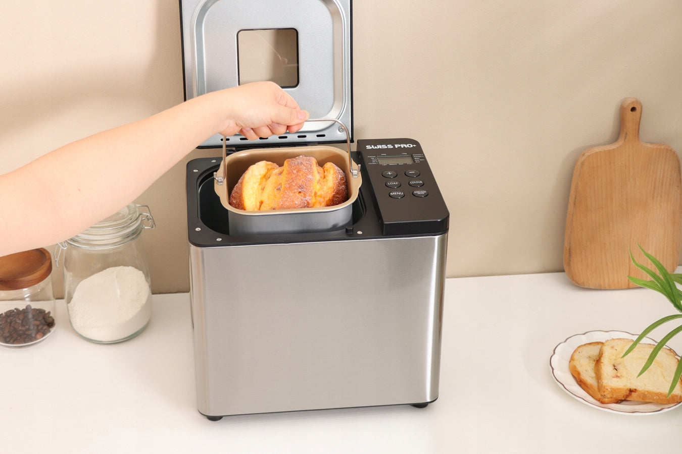 BREAD MAKER Swiss Pro+ SP BM550S 550 W 19 Programs Display Brand no brand