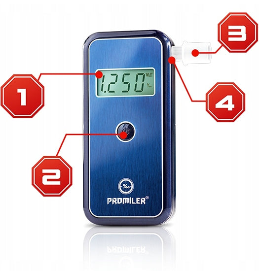 BREATHALYZER AL9000 ELECTROCHEMICAL SOLID SUITCASE YEAR CALIBRATION UP TO 4 PER MILLE Brand Promiler