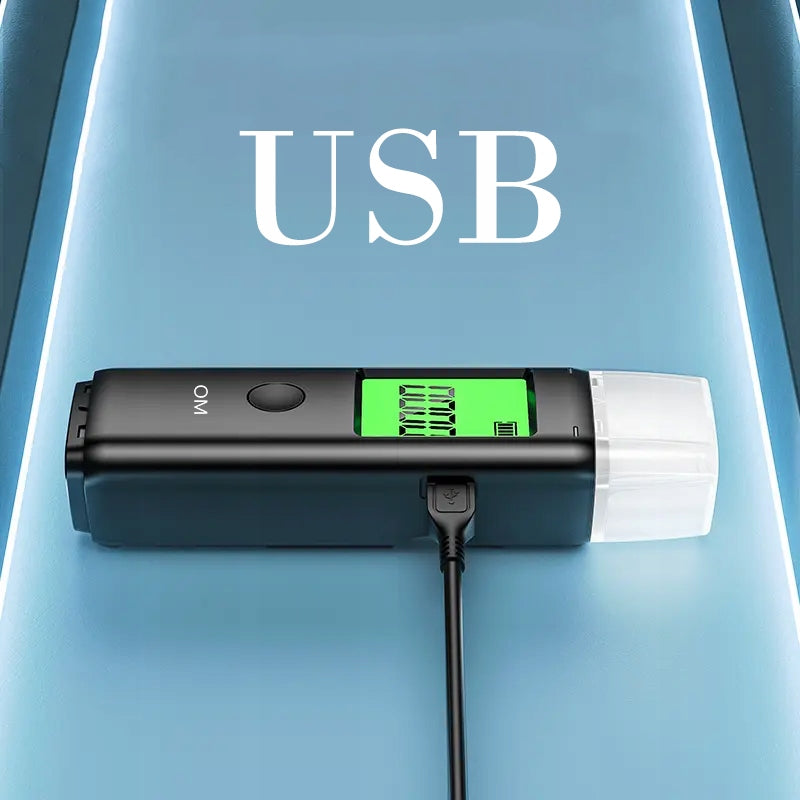 BREATHALYZER FOR USB - 5 MOUTHPIECES - CHARGING CABLE - LARGE SCREEN - PROFESSIONAL Manufacturer code 5906301035732