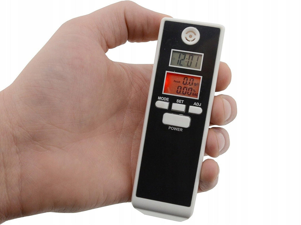 BREATHALYZER MOUTHPIECELESS POCKET PRECISION SEMICONDUCTOR THERMOMETER Model 27150