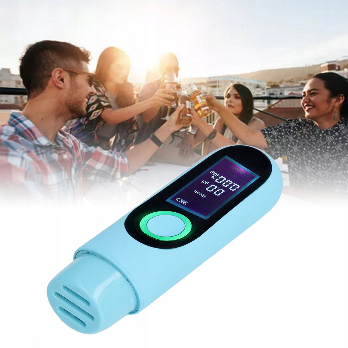 BREATHALYZER MOUTHPIECELESS PROFESSIONAL LCD USB Manufacturer code 3113220075713