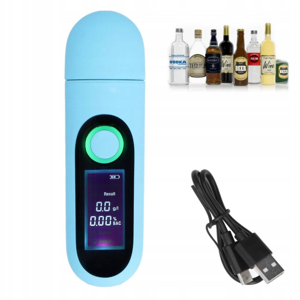 BREATHALYZER MOUTHPIECELESS PROFESSIONAL LCD USB